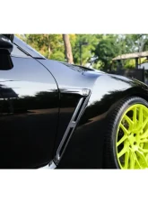 DarwinPro Carbon Fiber Fender Logo Cover Gloss Carbon Nissan GTR R35 DBA/EBA 2015-2022                                     - CF8353-FDLC-GB - Image 2