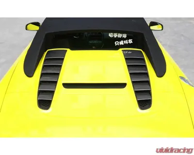 DarwinPro Carbon Fiber Trunk Scoop Audi R8 Spyder 2010-2012 - CF8355OE-TSP