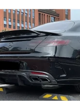 DarwinPro Aerodynamics BKSS Style Carbon Fiber Rear Diffuser CFRP Mercedes Benz C217 S63 | S65 AMG Coupe 2014-2021                                     - CF8506BKSS.RD - Image 4