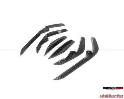 DarwinPRO CFRP IMP Performance Front Canards Audi RS6 | RS7 Quattro 2019-2025 - CF8376IMPII-CRD