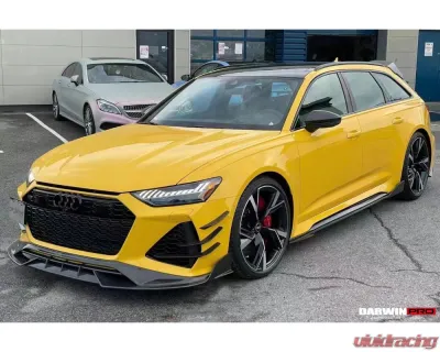 DarwinPRO CFRP IMP Performance Front Canards Audi RS6 | RS7 Quattro 2019-2025 - CF8376IMPII-CRD