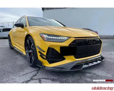 DarwinPRO CFRP IMP Performance Front Canards Audi RS6 | RS7 Quattro 2019-2025 - CF8376IMPII-CRD