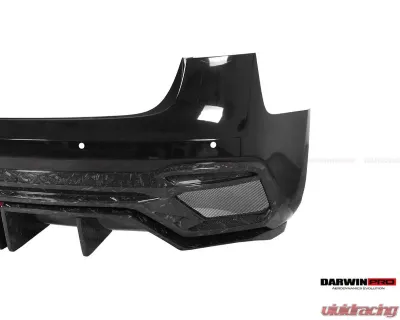 DarwinPro IMP Performance Partial Carbon Fiber Rear Bumper Forged Carbon Tesla Model 3 2021-2023 - FGPCF9404IMP2-RB