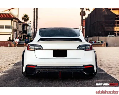 DarwinPro IMP Performance Partial Carbon Fiber Rear Bumper Forged Carbon Tesla Model 3 2021-2023 - FGPCF9404IMP2-RB