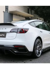 DarwinPro IMP Performance Partial Carbon Fiber Rear Bumper Forged Carbon Tesla Model 3 2021-2023                                     - FGPCF9404IMP2-RB - Image 6