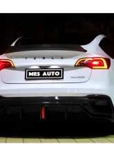 DarwinPro IMP Performance Partial Carbon Fiber Rear Bumper Forged Carbon Tesla Model 3 2021-2023                                     - FGPCF9404IMP2-RB - Image 7