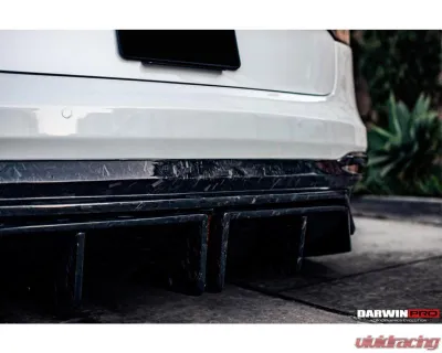 DarwinPro IMP Performance Partial Carbon Fiber Rear Bumper Forged Carbon Tesla Model 3 2021-2023 - FGPCF9404IMP2-RB