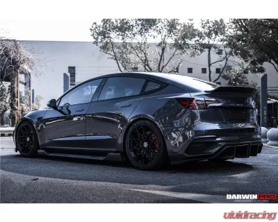 DarwinPro IMP Performance Partial Carbon Fiber Rear Bumper Forged Carbon Tesla Model 3 2021-2023 - FGPCF9404IMP2-RB