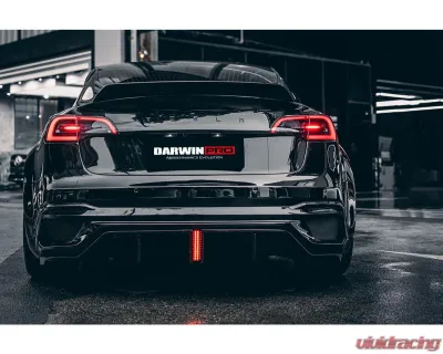 DarwinPro IMP Performance Partial Carbon Fiber Rear Bumper Forged Carbon Tesla Model 3 2021-2023 - FGPCF9404IMP2-RB