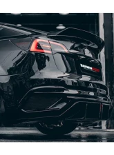 DarwinPro IMP Performance Partial Carbon Fiber Rear Bumper Forged Carbon Tesla Model 3 2021-2023                                     - FGPCF9404IMP2-RB - Image 14