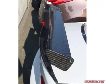 RKP 1x1 Matte Carbon Clubsport Aero Rear Wing for BMW E82 1M | E92 M3 2008-2012 - RKP-CSW-1