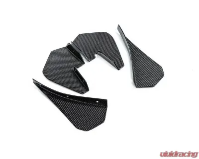 RKP GT4 Carbon Bumper Canard Set 2x2 for BMW F80 M3 2015-2020 - RKP-F82-GT4-C