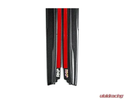 RKP Carbon Side Skirt Set 2x2 for BMW F90 M5 2018-2022, Stainless Steel Finish - RKP-F90-SS-2