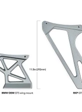 RKP High Wing GTS Mount Set for BMW M4 2014-2024, Durable Material, Precise Fitment                                     - RKP-F82GTS-RWM - Image 3