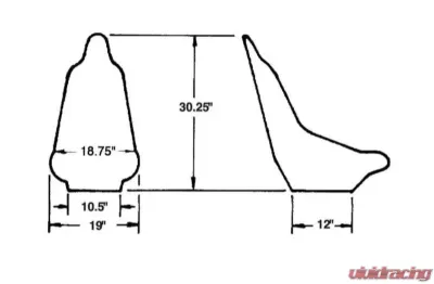 JAZ Mini Pro Stock Seat - 100-110-01