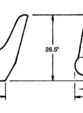JAZ Low Back Pro Stock Seat                                     - 100-120-01 - Image 2