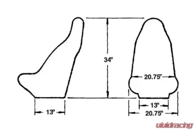 JAZ Pro High Back Seat - 100-140-01