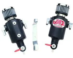 JAZ 1 Pint Black Mini Breather Tank w/ 3/8