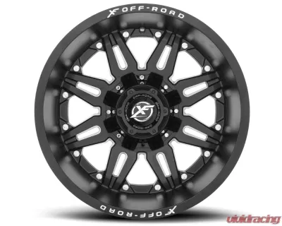 XF Off-Road XF-204 Wheel 18x9 Blank 12mm Matte Black - XF-204189BLANK8+12MB