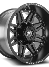 XF Off-Road XF-204 Wheel 18x9 Blank 12mm Matte Black                                     - XF-204189BLANK8+12MB - Image 2