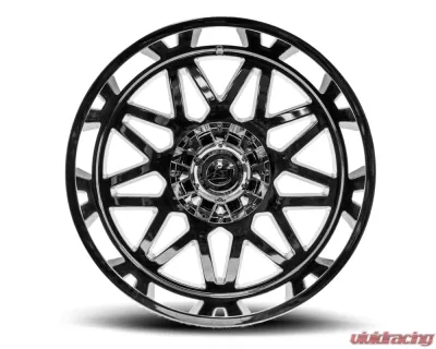XF Off-Road XF-211 Wheel 24x14 8x170|8x180 -76mm Chrome - XF-21124148170180-76C