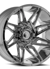 XF Off-Road XF-218 Wheel 22x12 5x127|5x139.7 -44mm Chrome                                     - XF-218221251271397-44C - Image 2