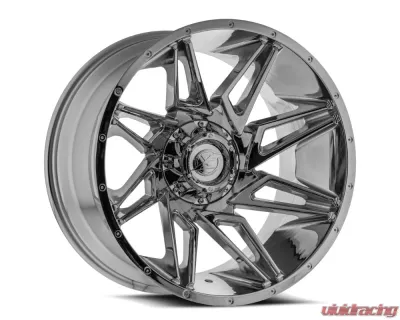 XF Off-Road XF-218 Wheel 22x12 5x127|5x139.7 -44mm Chrome - XF-218221251271397-44C
