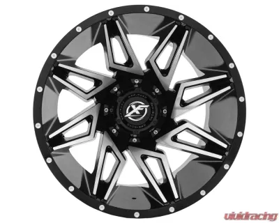 XF Off-Road XF-218 Wheel 20x10 Blank -12mm Gloss Black Machined - XF-21820105X6XBL-12BM