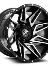 XF Off-Road XF-218 Wheel 20x10 Blank -12mm Gloss Black Machined                                     - XF-21820105X6XBL-12BM - Image 2