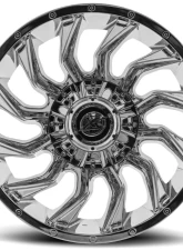 XF Off-Road XF-224 Wheel 22x12 6x135|6x139.7 -44mm Chrome                                     - XF-224221261351397-44C - Image 2
