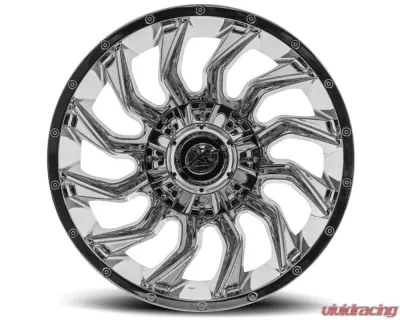 XF Off-Road XF-224 Wheel 22x12 6x135|6x139.7 -44mm Chrome - XF-224221261351397-44C