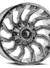 XF Off-Road XF-224 Wheel 22x12 6x135|6x139.7 -44mm Chrome                                     - XF-224221261351397-44C - Image 2