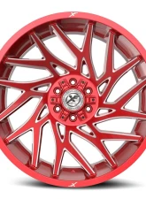 XF Off-Road XF-229 Wheel 20x10 6x135|6x139.7 -24mm Anodized Red w/ Milled                                     - XF-229201061351397-24ARM - Image 2