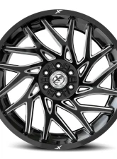XF Off-Road XF-229 Wheel 20x10 6x135|6x139.7 -24mm Gloss Black Milled                                     - XF-229201061351397-24GBM - Image 2