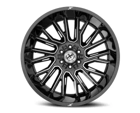 XF Off-Road XF-230 Wheel 17x9 5x127|5x139.7 12mm Gloss Black Milled