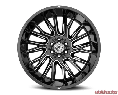 XF Off-Road XF-230 Wheel 18x9 5x127|5x139.7 0mm Gloss Black Milled - XF-230189051271397+0GBML