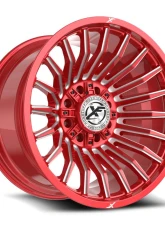 XF Off-Road XF-231 Wheel 24x12 8x165.1|8x180 -44mm Anodized Red w/ Milled                                     - XF-231241281651180-44ARM - Image 2