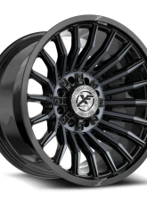 XF Off-Road XF-231 Wheel 24x12 8x165.1|8x180 -44mm Gloss Black Machined w/ Titanium                                     - XF-231241281651180-44BMTDT - Image 2