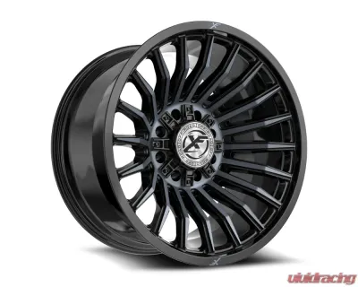 XF Off-Road XF-231 Wheel 24x12 8x165.1|8x180 -44mm Gloss Black Machined w/ Titanium - XF-231241281651180-44BMTDT
