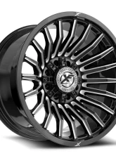 XF Off-Road XF-231 Wheel 24x12 Blank -44mm Gloss Black Milled                                     - XF-23124128XBLANK-44GBML - Image 2