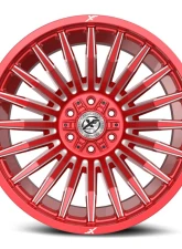 XF Off-Road XF-231 Wheel 24x12 5x127|5x139.7 -44mm Anodized Red w/ Milled                                     - XF-231241251271397-44ARM - Image 2
