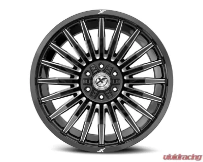 XF Off-Road XF-231 Wheel 24x12 Blank -44mm Gloss Black Milled - XF-2312412BLANK-44GBML