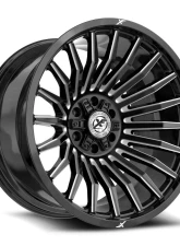 XF Off-Road XF-231 Wheel 24x12 Blank -44mm Gloss Black Milled                                     - XF-2312412BLANK-44GBML - Image 2