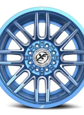 XF Off-Road XF-232 Wheel 20x12 8x170|8x180 -44mm Anodized Blue w/ Milled                                     - XF-23220128170180-44ABML - Image 2