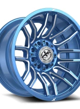 XF Off-Road XF-232 Wheel 20x12 8x170|8x180 -44mm Anodized Blue w/ Milled                                     - XF-23220128170180-44ABML - Image 2