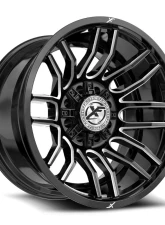 XF Off-Road XF-232 Wheel 20x10 8x165.1|8x180 -24mm Gloss Black Milled                                     - XF-232201081651180-24GBM - Image 2