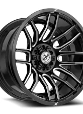 XF Off-Road XF-232 Wheel 26x12 Blank -44mm Gloss Black Milled                                     - XF-23226125/6XBLANK-44GBML - Image 2