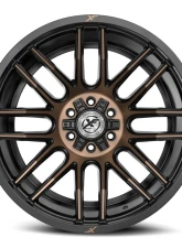XF Off-Road XF-232 Wheel 26x14 Blank -76mm Satin Black w/ Bronze                                     - XF-2322614BLANK-76SBMBRDDT - Image 2