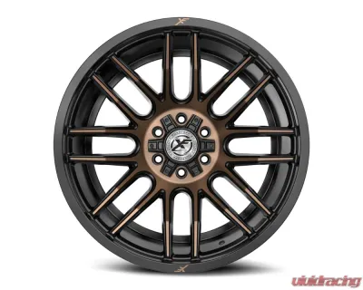 XF Off-Road XF-232 Wheel 26x14 Blank -76mm Satin Black w/ Bronze - XF-2322614BLANK-76SBMBRDDT
