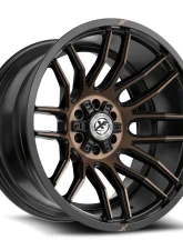 XF Off-Road XF-232 Wheel 26x14 Blank -76mm Satin Black w/ Bronze                                     - XF-2322614BLANK-76SBMBRDDT - Image 2